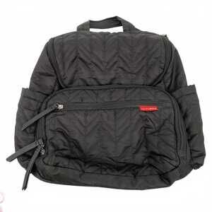 Skip Hop Black Quilted Diaper Bag Backpack | OS Regular